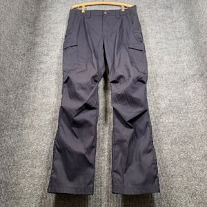 Vertx Pro Tactical Cargo Pants Mens 34x32 Black Ripstop Rugged Workwear Gorpcore